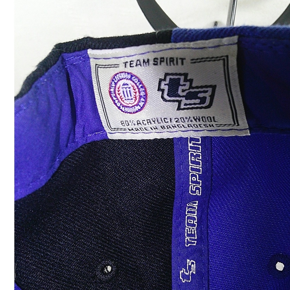 Duke Blue Devils Hat Team Spirit Blue‎ Black Embroidered Baseball Cap NCAA - Picture 3 of 4